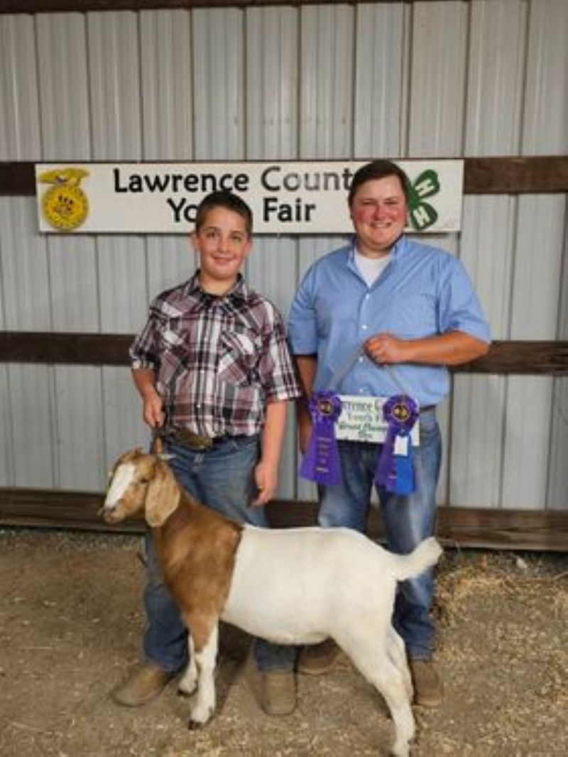 Bear Creek BC M1243 was Junior Doe Champion THEN Supreme Overall Ch of the Show.  Congrats Payton!!